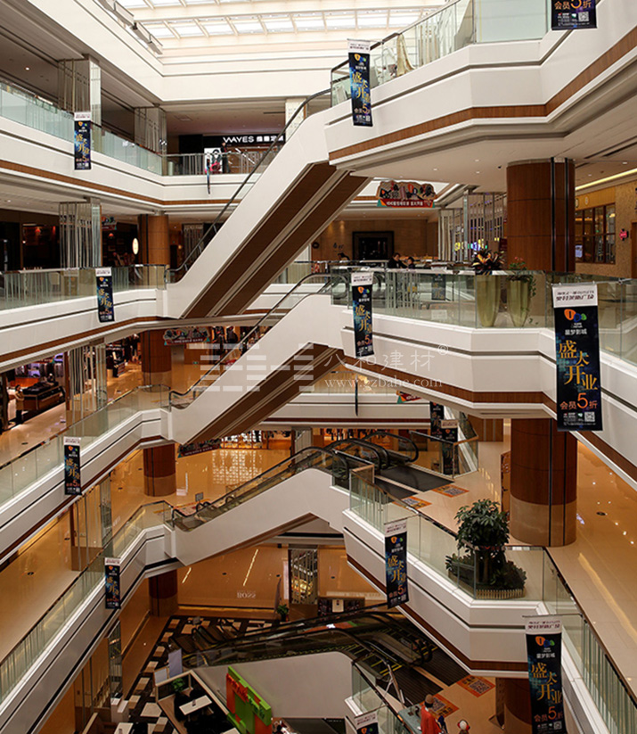 購物中心扶梯鋁單板-海印又一城